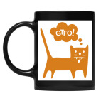 Кружка цветная UV-DTF