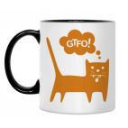 Кружка двухцветная