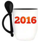 Кружка с ложкой