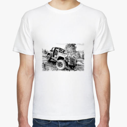 Футболка с принтом Джип