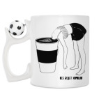 Кружка с футбольным мячиком