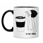 Кружка двухцветная