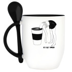 Кружка с ложкой