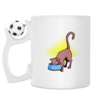 Кружка с футбольным мячиком