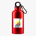 Металлическая бутылка 400 мл UV-DTF