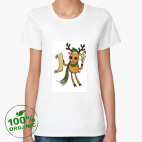 Женская футболка органик