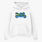 Толстовка худи оверсайз