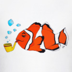 Рыба-клоун с трубкой