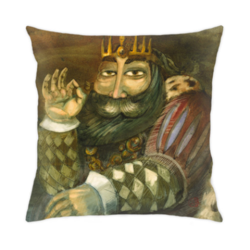 Подушка с принтом Оk-King