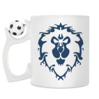 Кружка с футбольным мячиком
