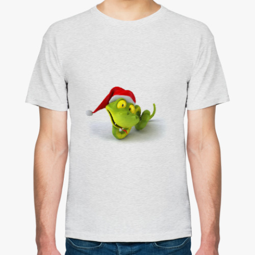 Футболка с принтом Зеленая змея