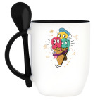 Кружка с ложкой