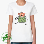 Женская футболка органик