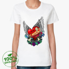 Женская футболка органик