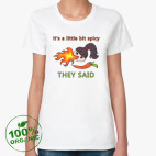 Женская футболка органик