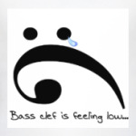 Басовый ключ грустит...