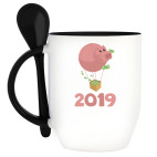 Кружка с ложкой