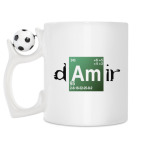 Кружка с футбольным мячиком