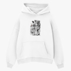 Толстовка худи оверсайз