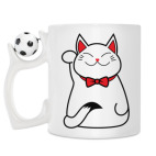 Кружка с футбольным мячиком