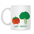 Классическая кружка LOVE VEGGIES!