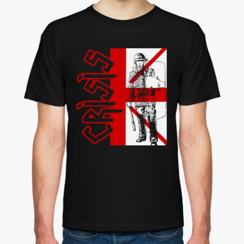 Футболка с принтом Crisis 'UK 78'