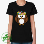 Женская футболка органик