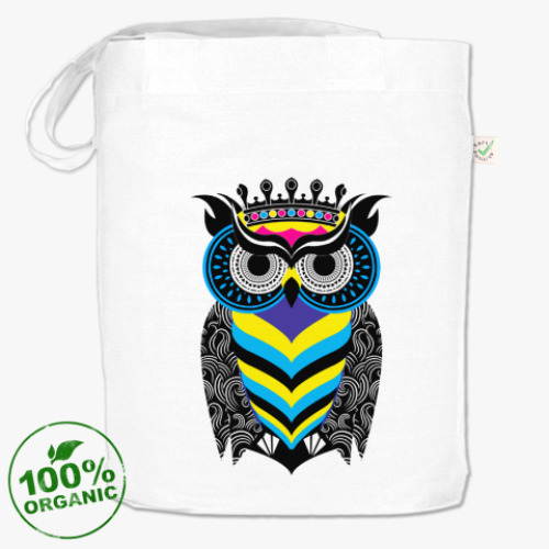 Сумка шоппер с принтом Сова