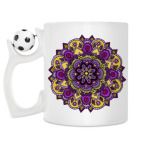Кружка с футбольным мячиком