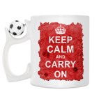 Кружка с футбольным мячиком