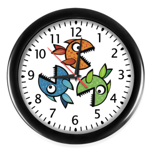 Настенные часы Пиранья!