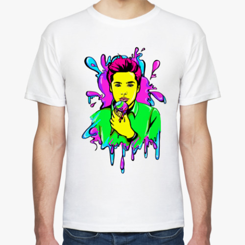 Футболка с принтом Мороженое