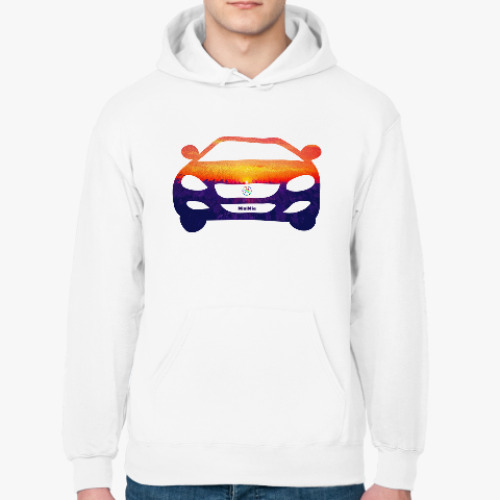 Толстовка худи с принтом Иномарка