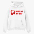 Толстовка худи оверсайз