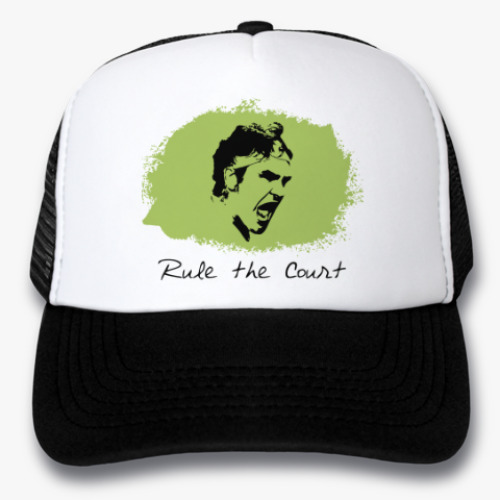 Кепка-тракер с принтом Федерер - Управляй кортом