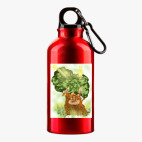 Металлическая бутылка 400 мл UV-DTF