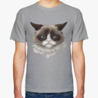 Классическая футболка Grumpy Cat / Сердитый Кот